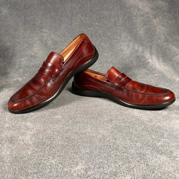 Cole Haan Penny Loafers  Mens Brown Leather Moc Toe Size 10 M main image 9